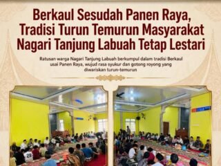Berkaul Sesudah Panen Raya, Tradisi Turun Temurun Masyarakat Nagari Tanjung Labuah, Sijunjung Tetap Lestari*