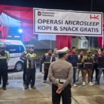 Kanit PJR Tol Permai Pimpin Operasi Micro Sleep, Ingatkan Pengendara Utamakan Keselamatan