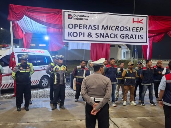 Kanit PJR Tol Permai Pimpin Operasi Micro Sleep, Ingatkan Pengendara Utamakan Keselamatan