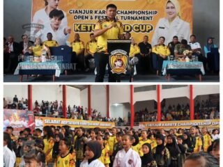 Kapolres Hadiri Pembukaan Cianjur Karate Open dan Festival Championship 2026 