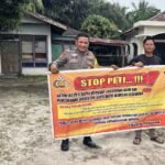 Polsek Pangean Sosialisasikan Larangan PETI, Ajak Masyarakat Jaga Kelestarian Lingkungan