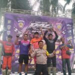Polsek Singingi Laksanakan Pengamanan Kejuaraan Grasstrack Lokal Riau Di Sirkuit One Hock