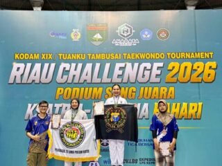 Personel Satlantas Polres Kampar Bangga, Bripda Mega Sabet Emas Riau Challenge Dan Emas Piala Panglima TNI 2026