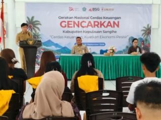 DUKUNG NELAYAN   CERDAS FANANSIAL OJK DAN  BANK SULUTGO GELAR   GENCARKAN 2026 di Sangihe