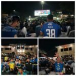 Nobar Persib di Polres Cianjur Berlangsung Meriah, Kebersamaan Suporter Tetap Kondusif