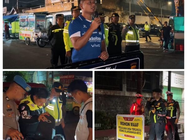 Polres Cianjur Tertibkan 61 Kendaraan dalam Pengamanan Laga Persib
