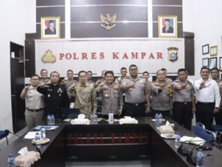 Puslitbang Polri Lakukan Penelitian Di Polres Kampar, Fokus Evaluasi Mutu Pengadaan Barang Dan Jasa