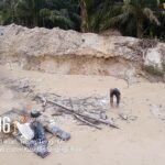 Polres Kuansing Tindak PETI Di Tebing Tinggi Benai, Satu Rakit Dimusnahkan