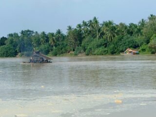 Tindak Lanjut Layanan 110, Polsek Cerenti Cek Dugaan Aktivitas PETI Di Sungai Kuantan