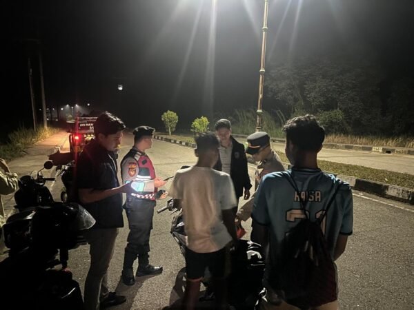 Tim Raga Polres Kuansing Patroli Malam, Antisipasi C3 Dan Balap Liar