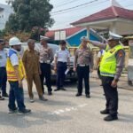 Pastikan Keselamatan Pengguna Jalan, Ditlantas Polda Riau Survei Kelayakan Jalan Di Rengat