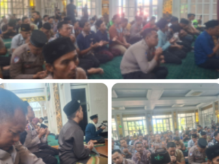 Polresta Sidoarjo dan Warga Gelar Doa Bersama untuk Kesembuhan Santri Ponpes Manbaul Hikam*