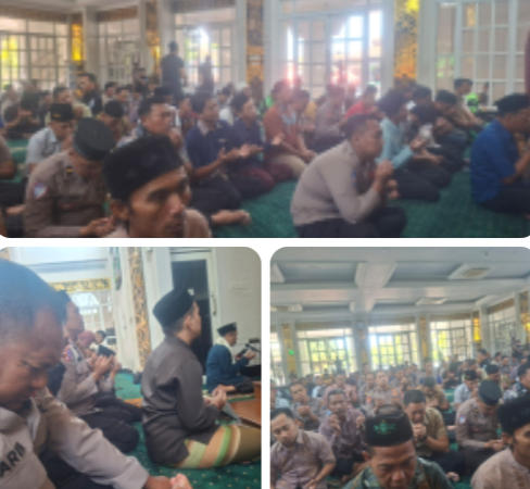 Polresta Sidoarjo dan Warga Gelar Doa Bersama untuk Kesembuhan Santri Ponpes Manbaul Hikam*