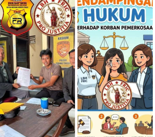 LEMBAGA BANTUAN HUKUM FRIC KORDINASI DENGAN UPT PPA TANJAB BARAT, GUNA PEMULIHAN PSIKIS KORBAN PERKOSAAN