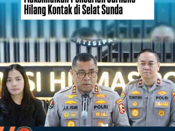Timsar Gabungan Operasikan Pencarian Awak Media yang Hilang Kontak di Selat Sunda