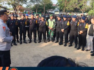 Polres Madiun Kota Gelar Apel Harkamtibmas, Aktivitas Masyarakat Pascakegiatan di Jalan Merak Kembali Normal