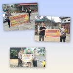Jajaran Polsek Polres Kuansing Sosialisasikan Larangan PETI Di Tiga Kecamatan, Ajak Masyarakat Jaga Lingkungan