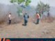Sinergi Polres Bondowoso dan Tim Gabungan Padamkan Karhutla di Kawasan Wisata Black Lava Ijen