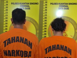 Tim Elang Kuantan Ungkap Peredaran Sabu, Dua Pria Di Koto Taluk Diamankan