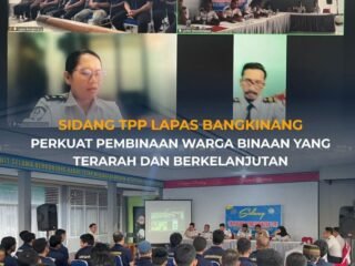 Sidang TPP Lapas Bangkinang, Perkuat Pembinaan Warga Binaan Yang Terarah Dan Berkelanjutan