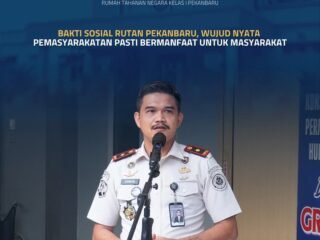 Bakti Sosial Rutan Pekanbaru, Wujud Nyata Pemasyarakatan Pasti Bermanfaat Untuk Masyarakat