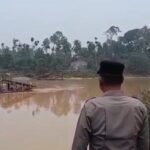 Tindak Lanjut Pengaduan Warga, Polsek Cerenti Temukan Enam Rakit PETI Di Sungai Kuantan
