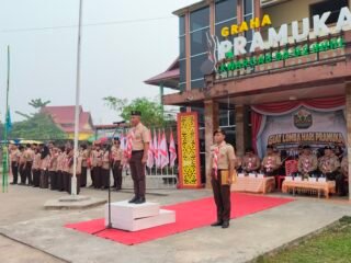 Semangat Tak Surut Meski Berkabut, Kwarcab 0402 Inhil Resmi Buka Perkemahan Hari Pramuka ke-65