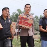 Peringati HUT Dubalang Kuansing, Kapolres Bersama Dubalang Salurkan Sembako Ke Panti Asuhan Baihaqi Umar
