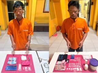 Sita 35,73 Gram Sabu Dan Ganja, Dua Pengedar Narkoba Di Tapung Hilir Diamankan