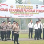 Kapolres Kuansing Pimpin Upacara Korp Raport Kenaikan Pangkat Pengabdian
