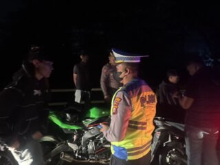 Tim Raga Polres Kuansing Intensifkan Patroli Malam, Antisipasi C3 Dan Gangguan Kamtibmas