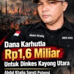 Dana Karhutla Rp1,6 Miliar untuk Dinkes Kayong Utara, Abdul Khaliq Soroti Potensi Tumpang Tindih Anggaran dan Akuntabilitas