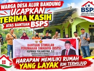 WARGA DESA ALUR BANDUNG UCAPKAN TERIMA KASIH ATAS BANTUAN BSPS, HARAPAN MILIKI RUMAH LAYAK KINI TERWUJUD
