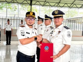 Lima Pegawai Lapas Bangkinang Naik Pangkat, Kalapas : Terus Bertumbuh Dan Berikan Yang Terbaik
