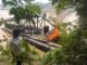 Polsek Cerenti Tindak PETI Di Sungai Batang Kuantan, Satu Rakit Dibakar