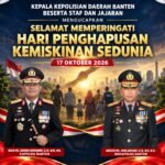 Kapolda Banten Ucapkan Selamat Hari Penghapusan Kemiskinan Sedunia