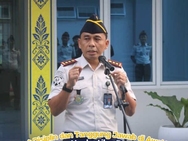 Perkuat Disiplin Dan Tanggung Jawab Diawal Pekan Lapas Narkotika Rumbai Laksanakan Apel Pagi Senin Dengan Penuh Khidmat