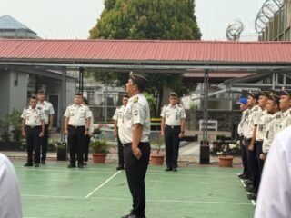 Pimpin Apel Pagi, Kalapas Bangkinang Perkuat Semangat Pengabdian Dan Pelayanan Prima