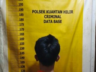Polsek Kuantan Hilir Tangkap DPO Kasus Narkotika, Sita Sejumlah Barang Bukti