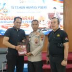 Sambut HUT Humas Polri Ke-75 Tahun 2026, Polres Kuansing Gelar Kegiatan Donor Darah