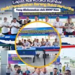 Lapas Narkotika Rumbai Hadiri Pemusnahan Barang Bukti Narkotika Oleh BNNP Riau