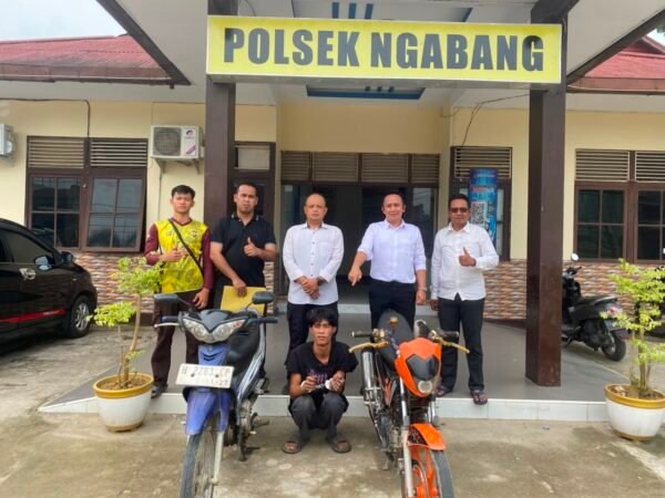 Gerak Cepat Unit Reskeim Polsek Ngabang! Kurang dari 1x24 Jam, Terduga Pelaku Curanmor di Landak Berhasil Diamankan