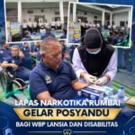 Lapas Narkotika Rumbai Gelar Posyandu Bagi WBP Lansia Dan Disabilitas