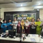 Ngopi Yuk Bersama Humas Polres Kuansing, Sosialisasikan Operasi Patuh Lancang Kuning 2026 Melalui Live Streaming
