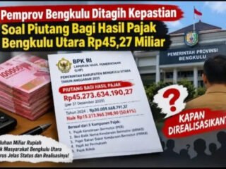 Piutang Bagi Hasil Pajak Bengkulu Utara Capai Rp45,2 Miliar, Publik Tuntut Kepastian Realisasi