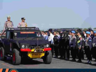 Kapolda NTB Pimpin Apel Gelar Pasukan, Ribuan Personel Lintas Sektoral Siap Kawal MotoGP Mandalika