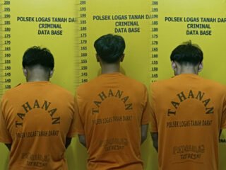 Polsek LTD Ungkap Sabu 4,7 Gram Di Kuantan Sako, Tiga Orang Jalani Proses Hukum