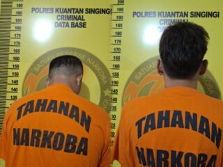 Tim Elang Kuantan Ungkap Peredaran 55,24 Gram Sabu, Dua Pria Ditangkap