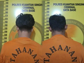 Dalam Operasi Sarang Narkoba, Tim Elang Kuantan Polres Kuansing Sita 18 Kg Ganja Kering, Dua Pria Ditangkap