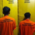 Polsek Cerenti Ungkap Kasus Narkotika, Dua Pria Ditangkap Dengan Barang Bukti Sabu Berat Kotor 15 Gram